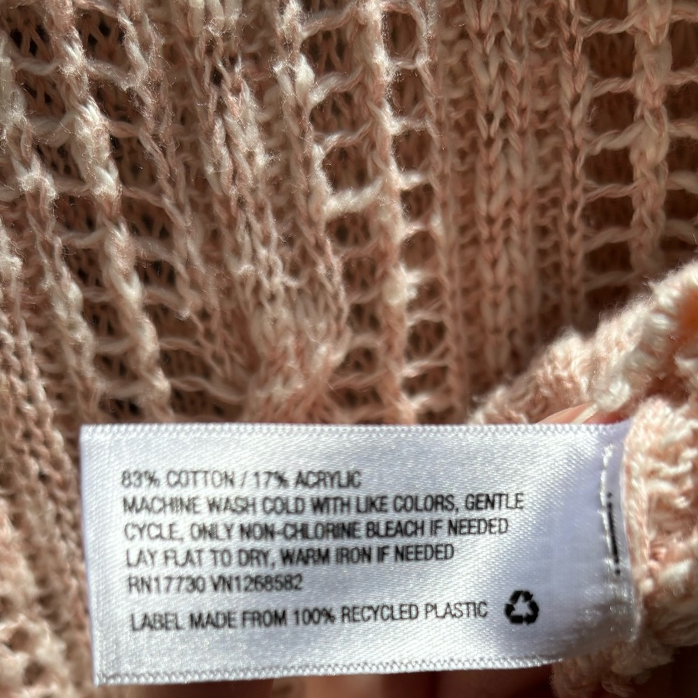 Mossimo Ladies Blush Pink Crewneck Sweater Size M - Picture 5 of 6